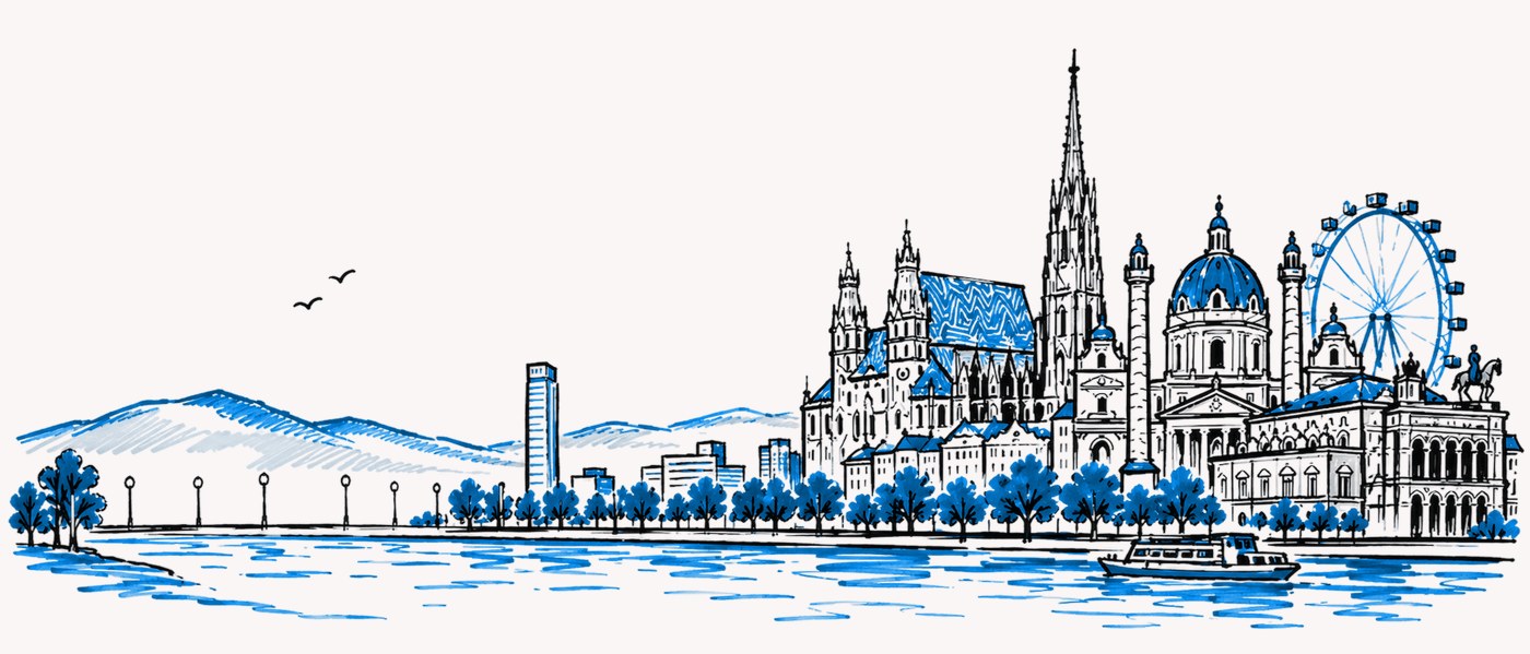 Blick über Wien